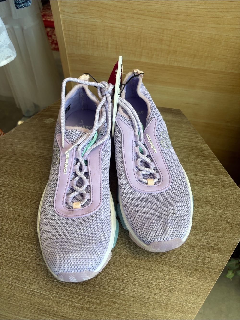 Justice Lavender Slip-On Athletic Shoes for Women WHXQ2E